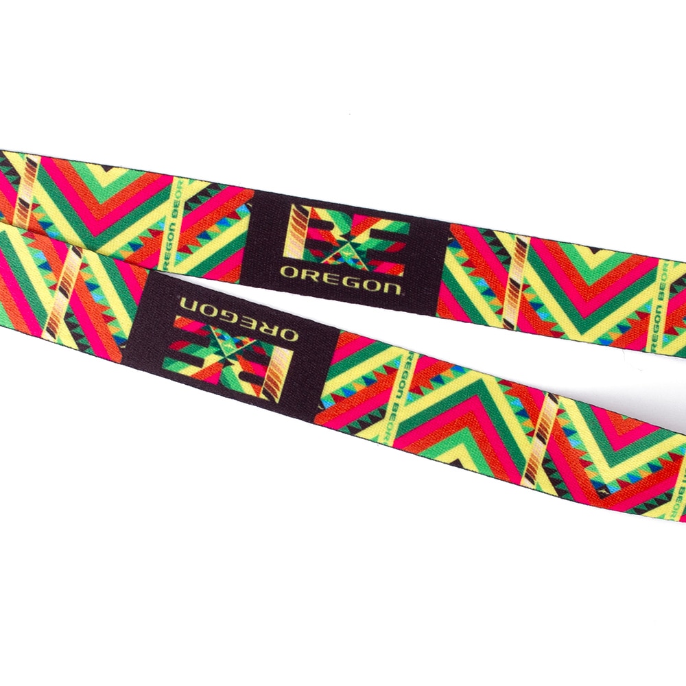 Oregon, Wincraft, Lanyard, Gifts, 0.75", Multi-color, Sublimated, BEOregon design, Military Duck, 960599
